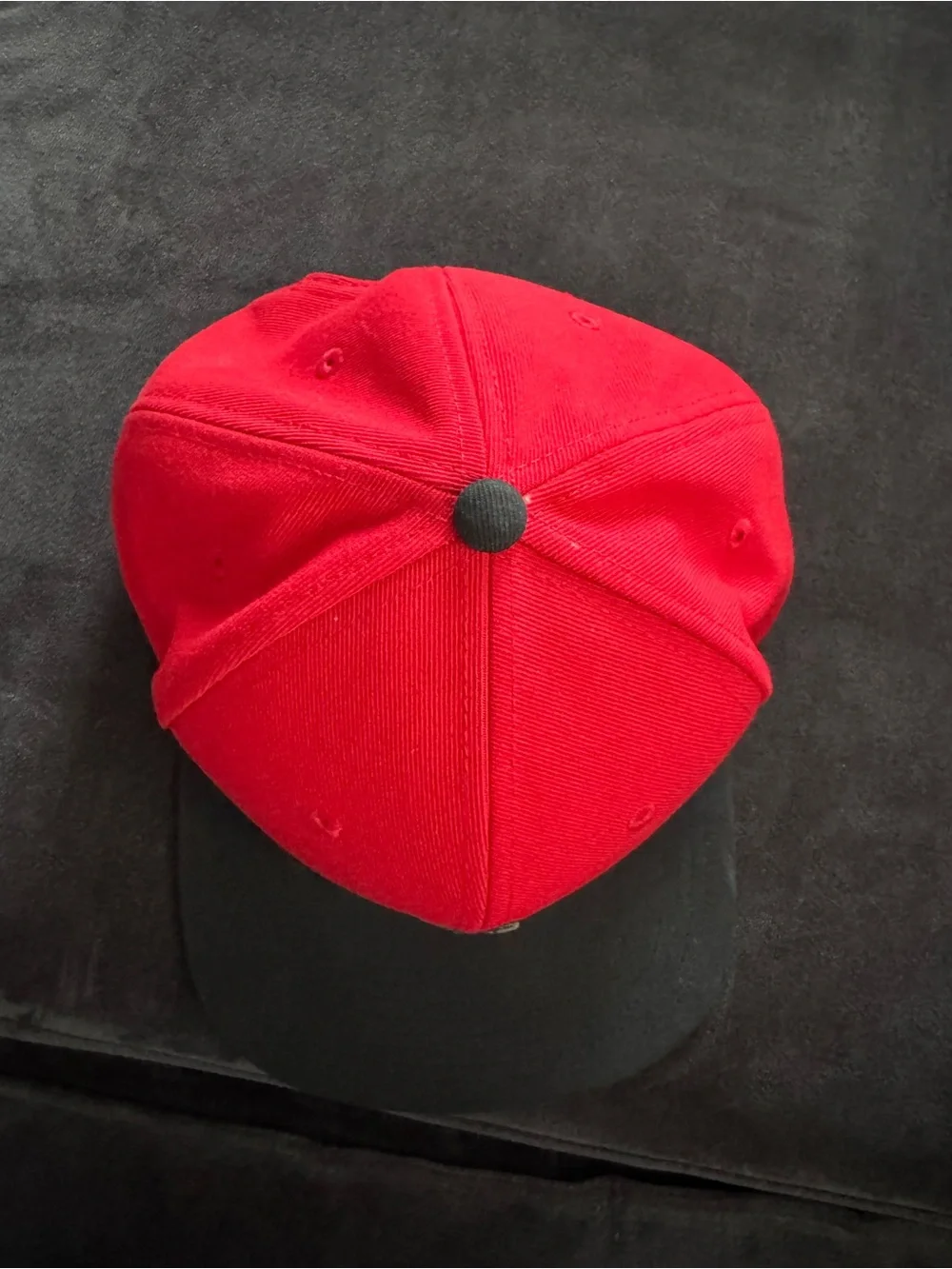 Jordan Red and Black Embroidered Jumpman Snapback
